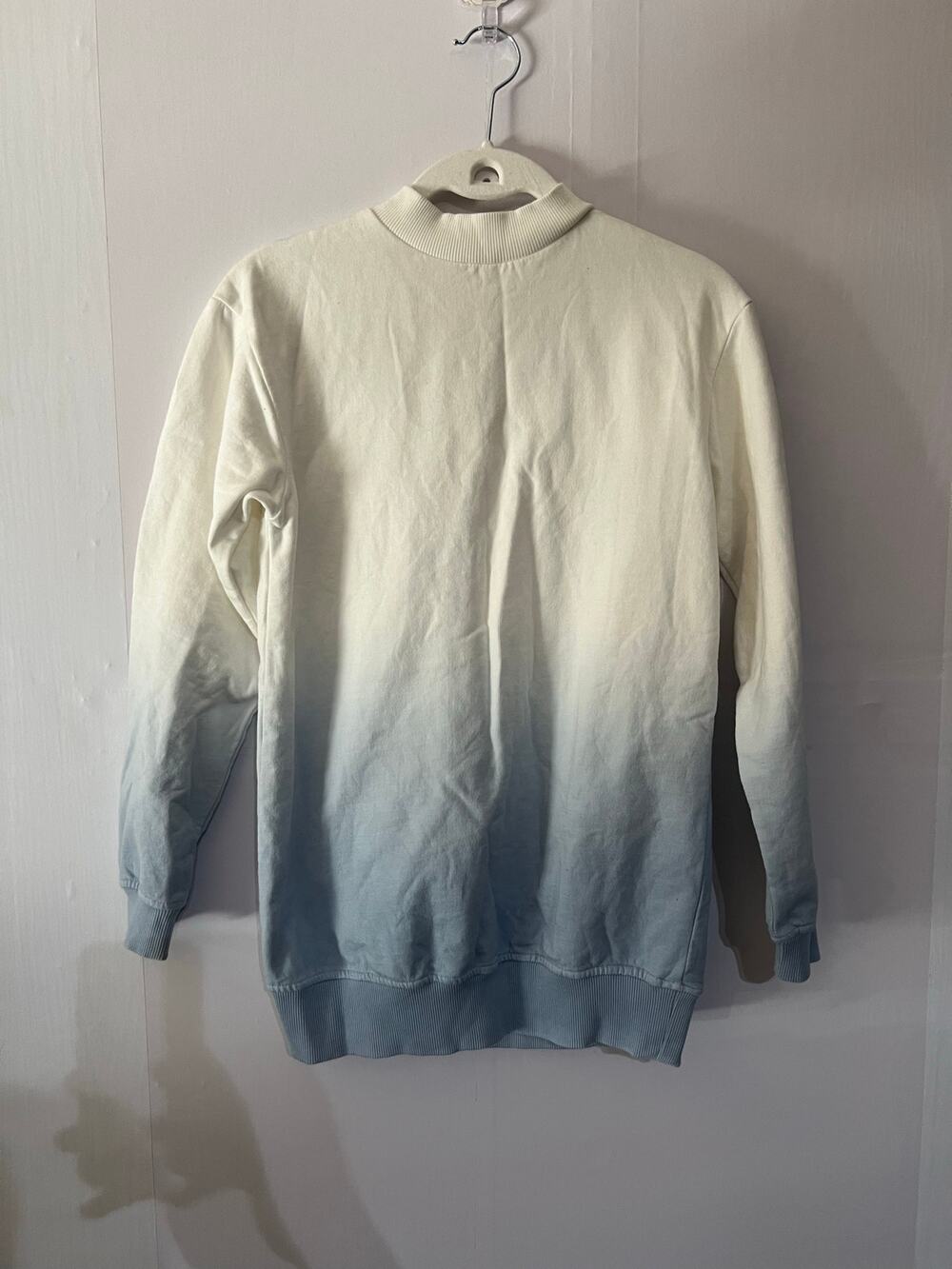 Ladies Dip Dye Ombre Oversize Sweatshirt